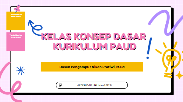 Konsep Dasar Kurikulum 