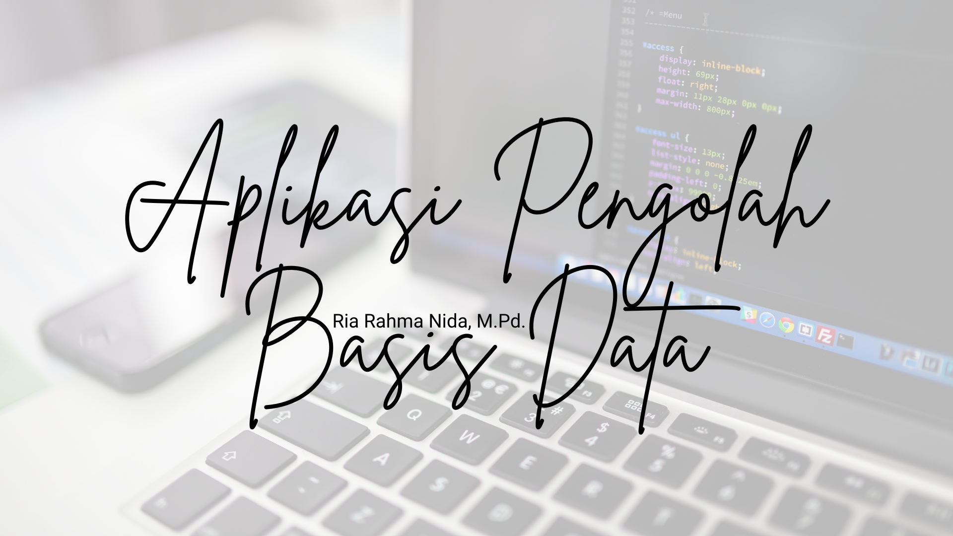 Aplikasi Pengolah Basis Data B