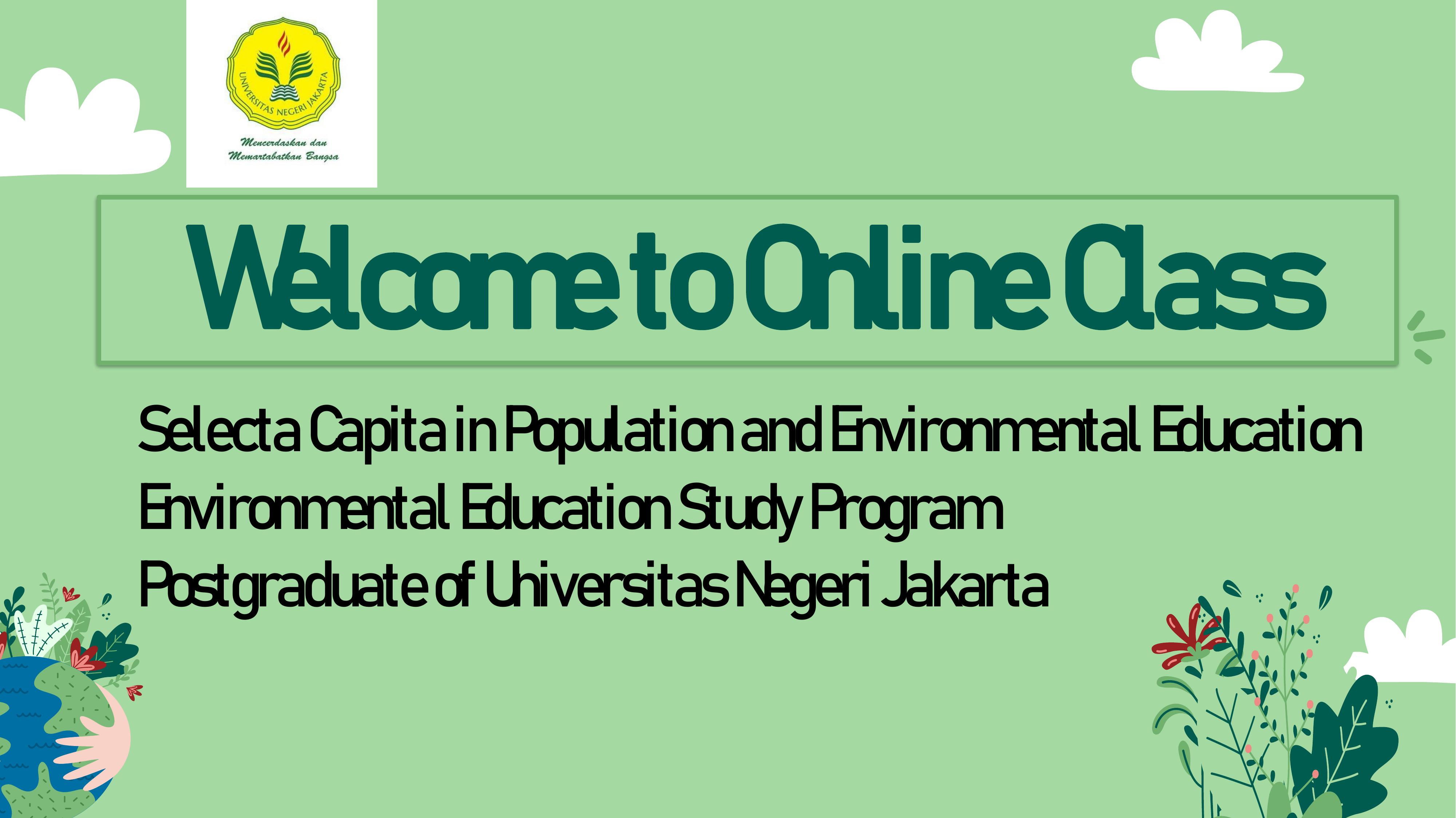 Selecta Capita in Population and Environmental Education
