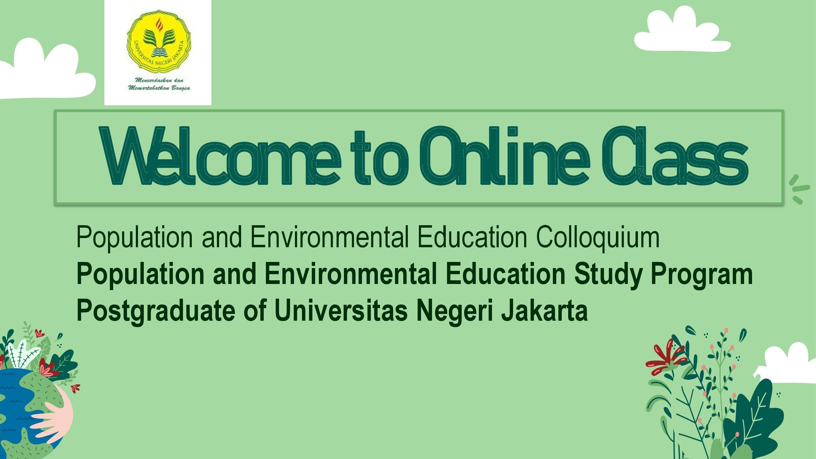 Population and Environmental Education Colloquium 
