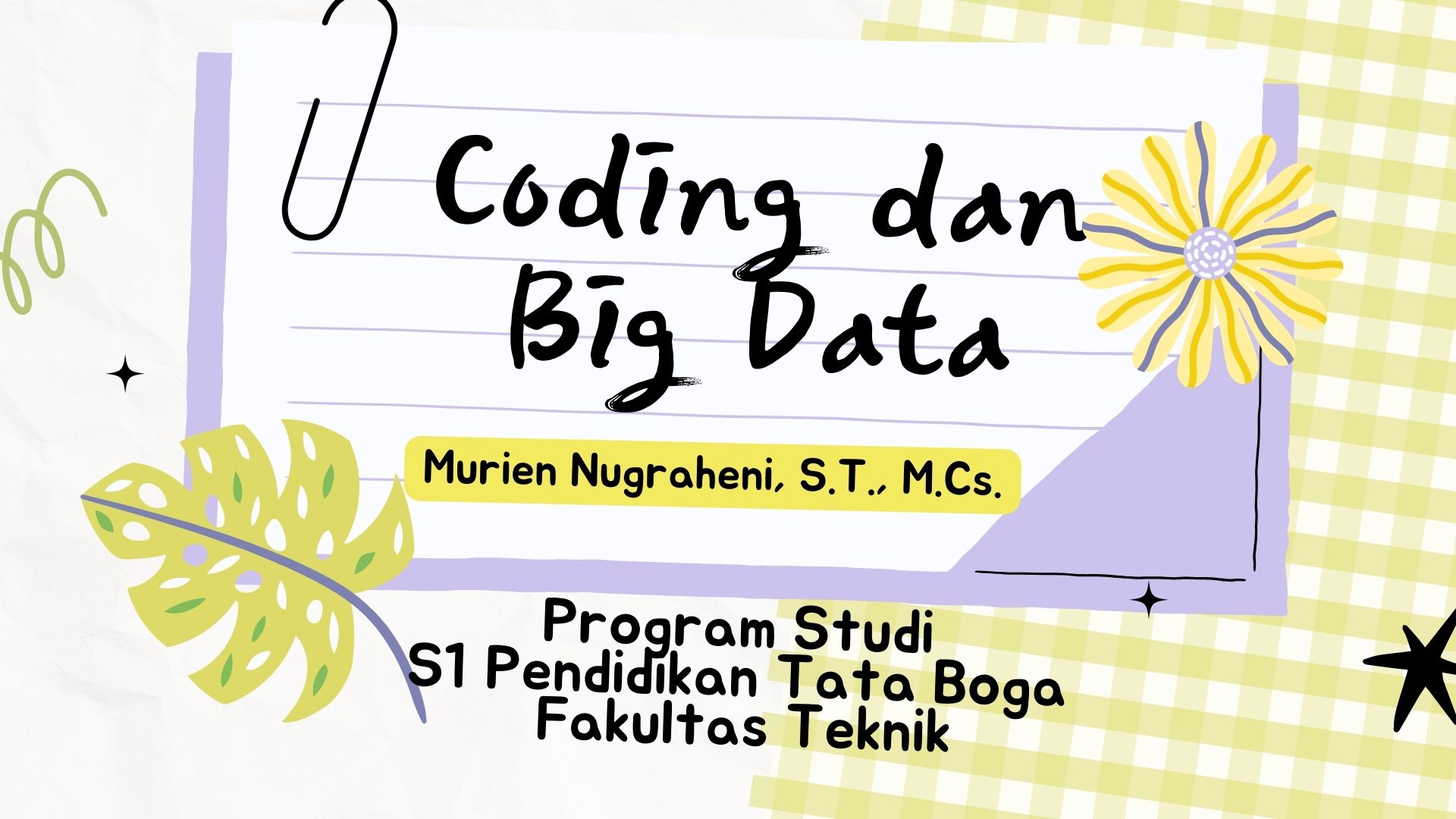 Coding dan Big Data 