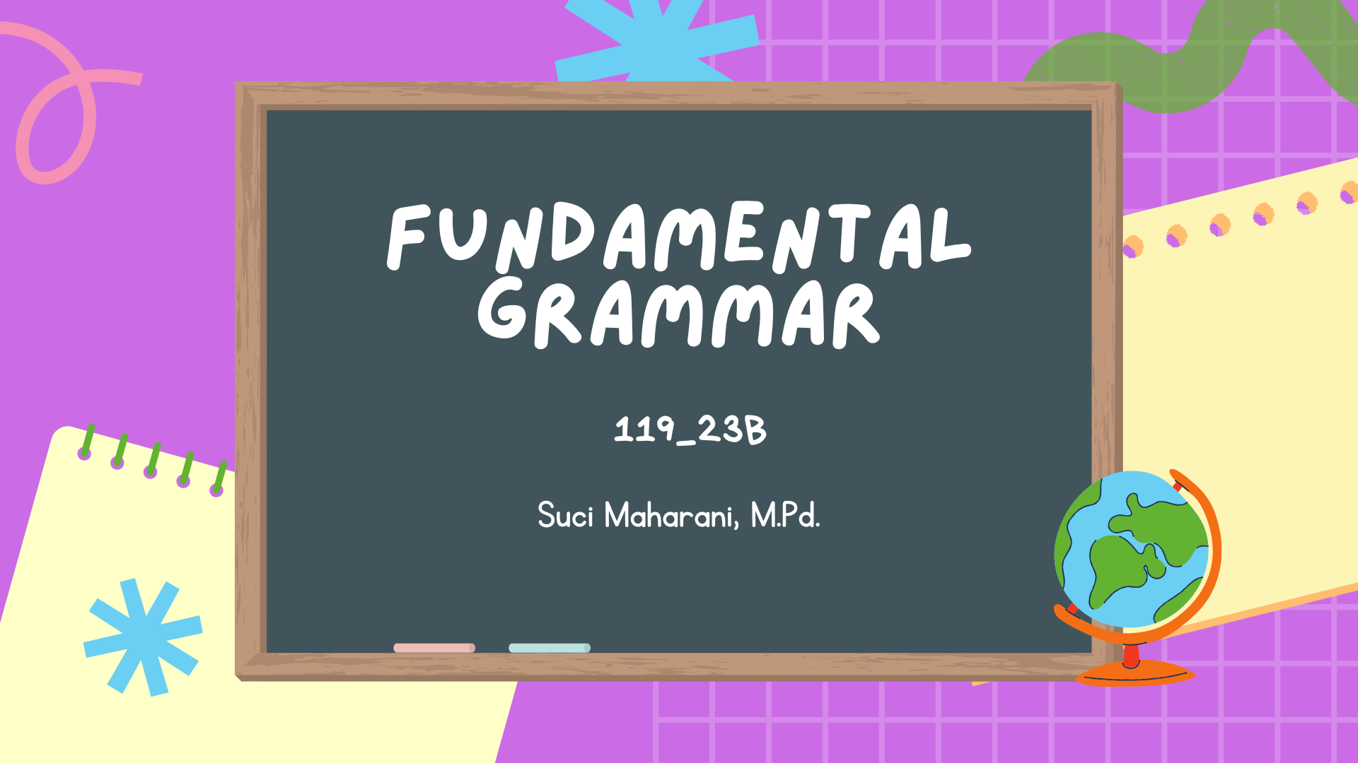 Fundamental Grammar (119-23B)