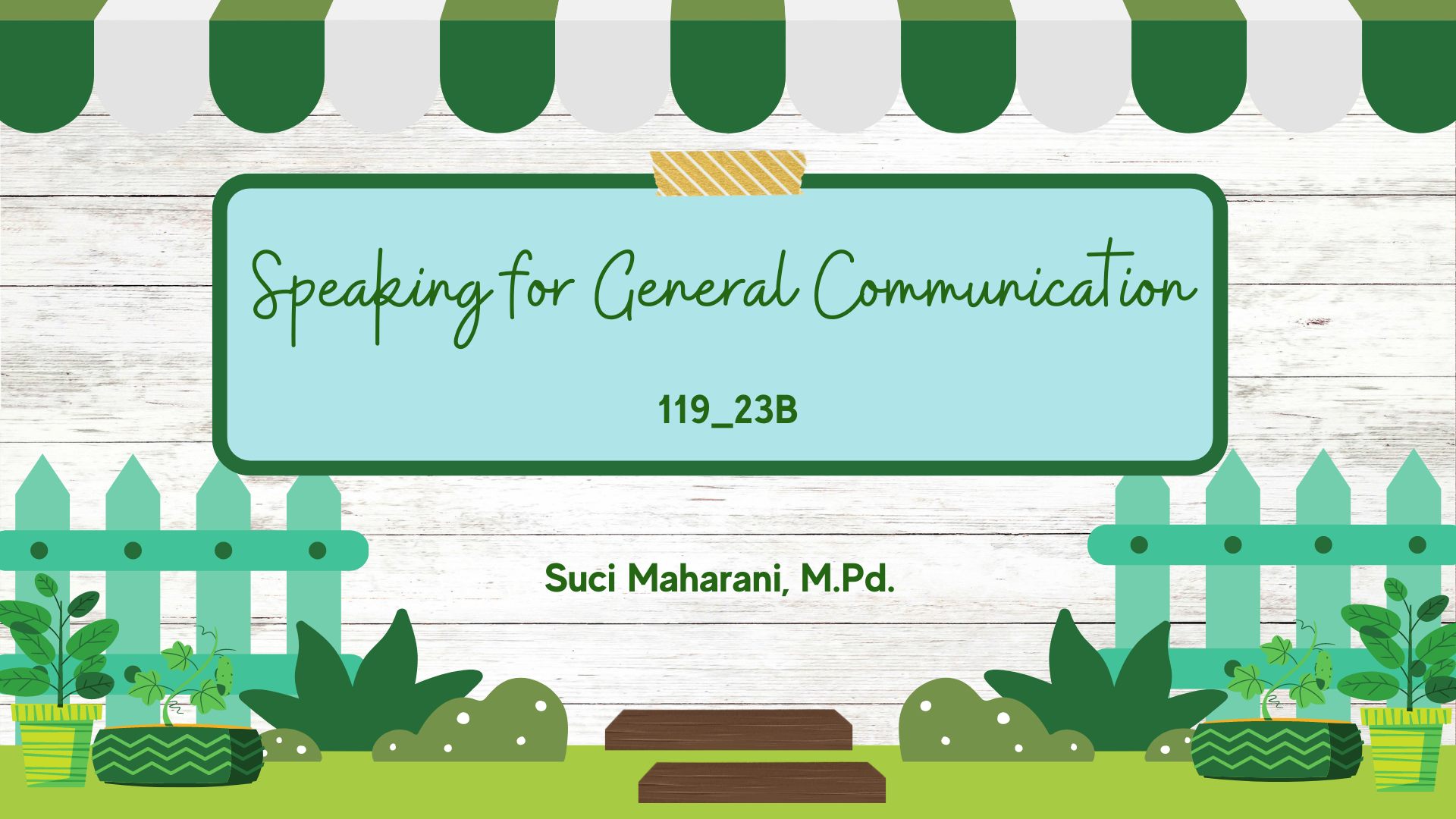 Speaking for General Communication (119-23B)
