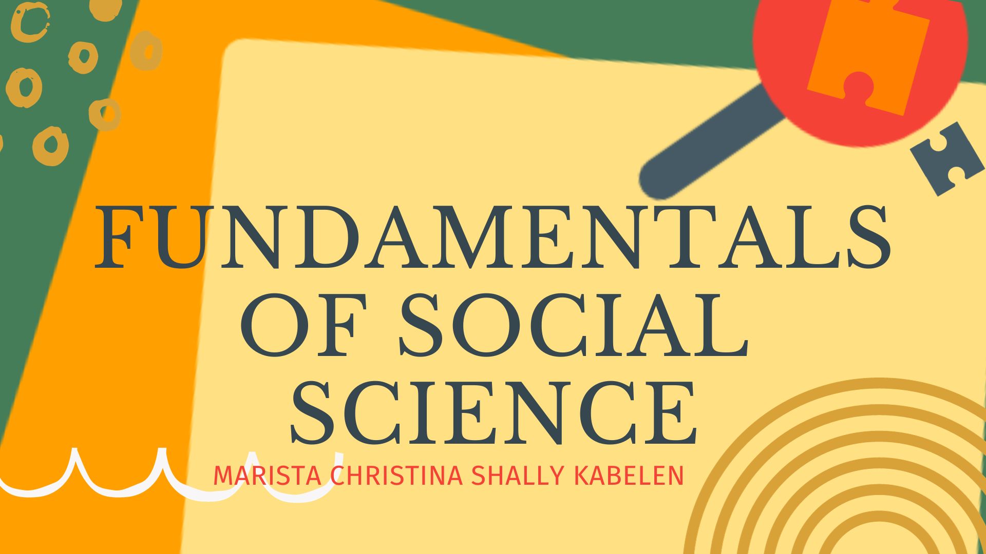 Fundamentals of Social Science