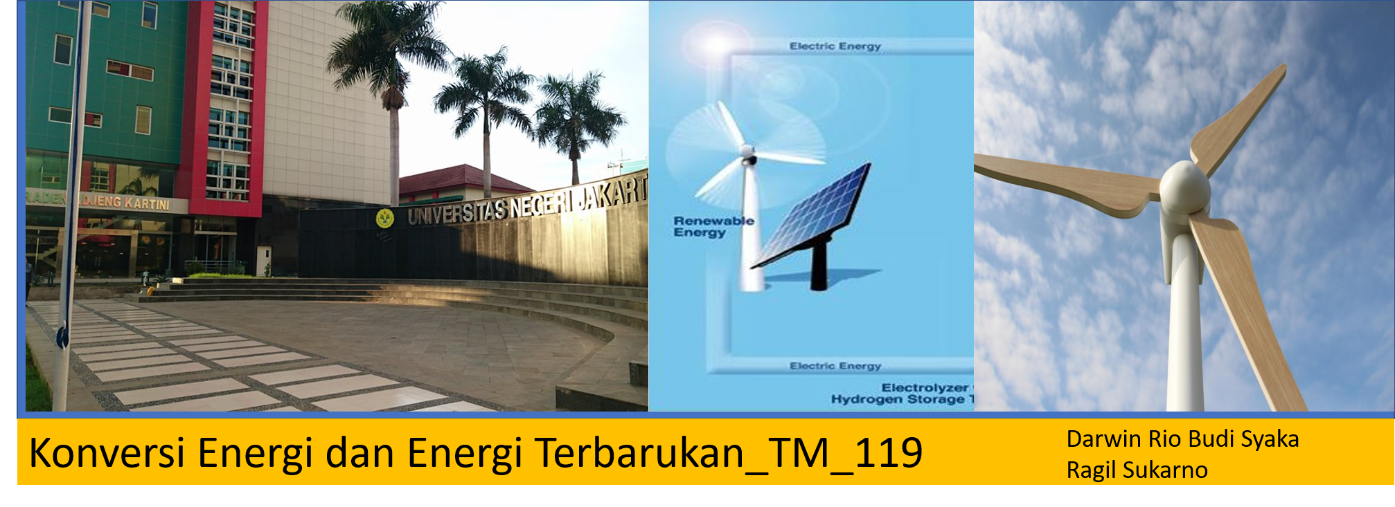 Konversi Energi dan Energi Terbarukan S1 TM 119